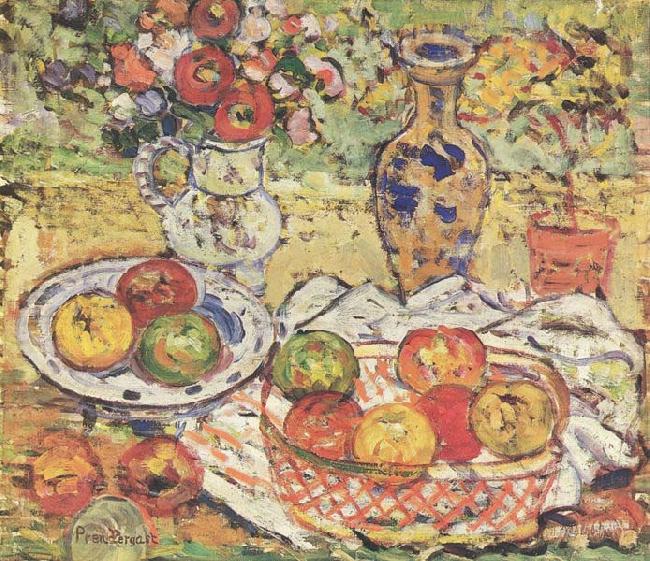 Maurice Prendergast Still Life w Apples Germany oil painting art